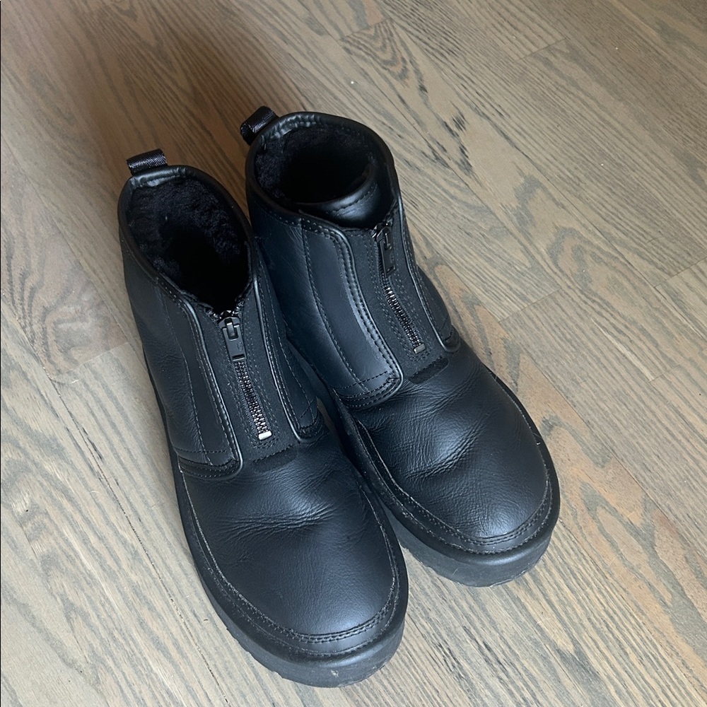 UGG Neumel Platform Black Boots